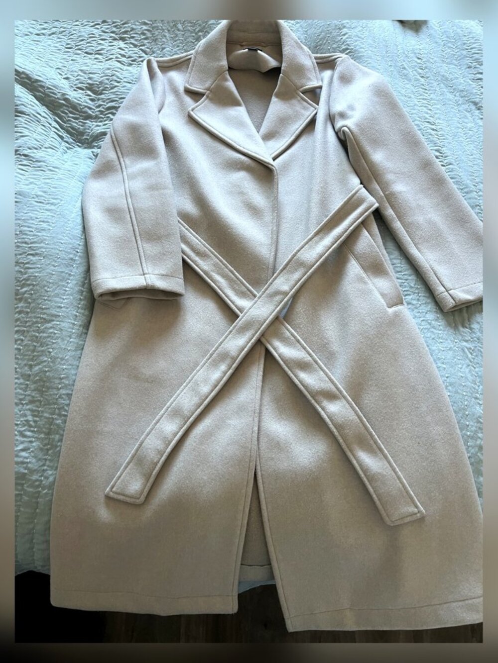 Retrod Cream Belted Jacket XS